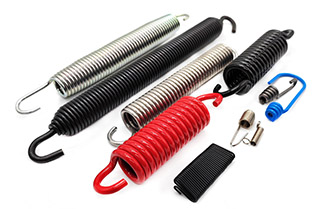 Nickel plated tension spring