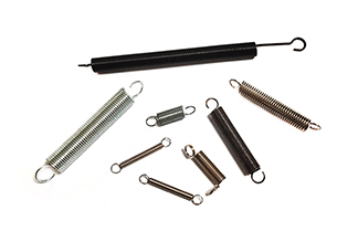 Music wire extension spring